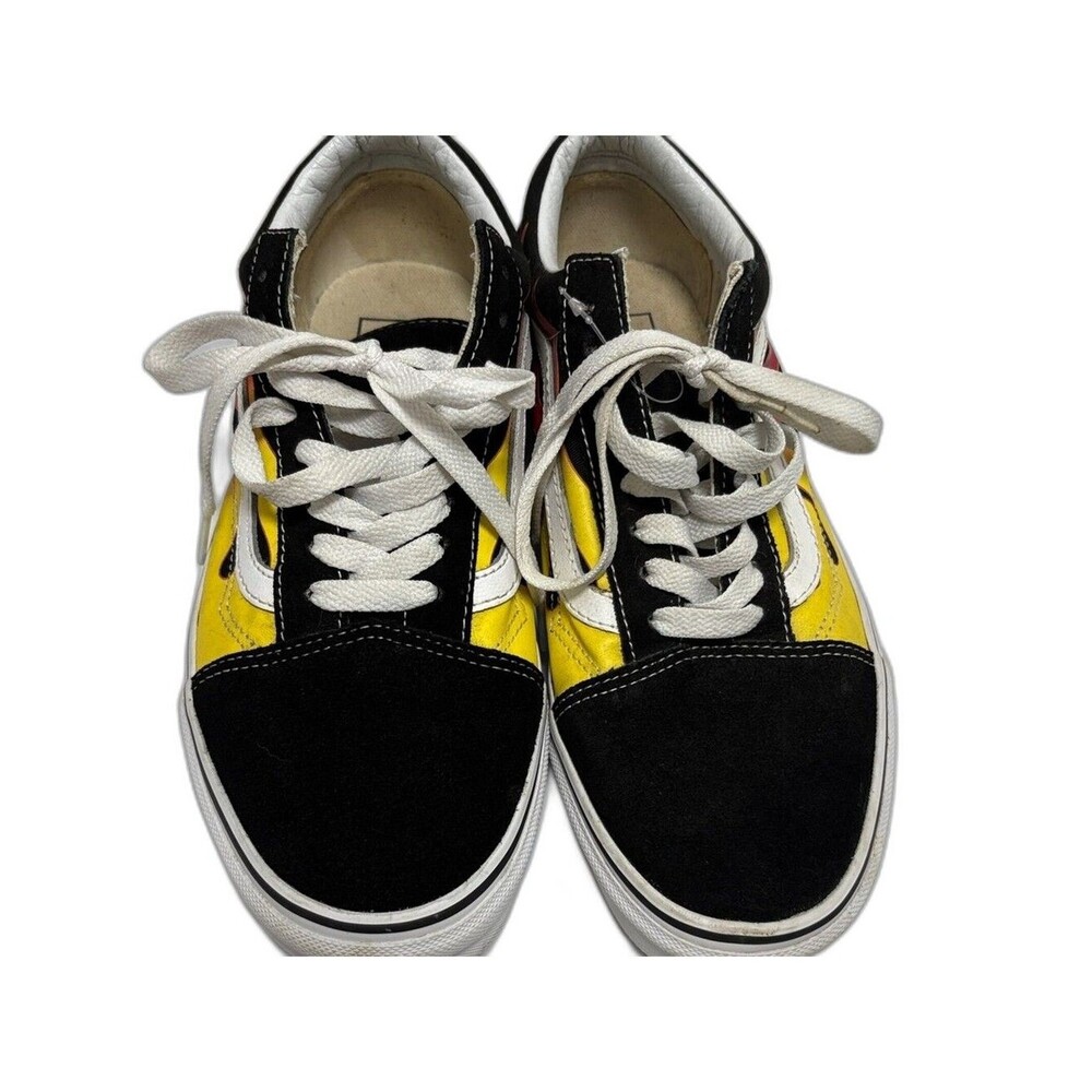 Vans Black and Yellow Classic Sneakers